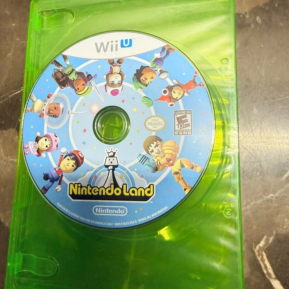 Nintendo Nintendo Land Wii U One Size Blue Video Game Disc Only WUP-P-ALCE-USA-0